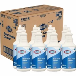 Clorox Bleach Cream Cleanser, Fresh Scent, 32 Oz Bottle, 8/Carton 9 Clorox Bleach Cream Cleanser, Fresh Scent, 32 Oz Bottle, 8/Carton -Professional cleaning tool store 33080e6c258a2f33304c6d16a7e36a6083
