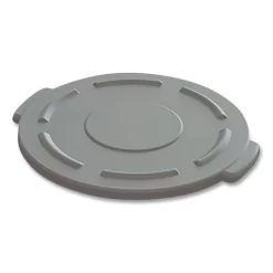 Impact Value-Plus Gator Container Lids, For 20 Gal, Flat-Top, 20.4" Diameter, Gray