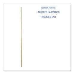 Boardwalk Threaded End Broom Handle, Lacquered Wood, 0.94" Dia X 60", Natural -Professional cleaning tool store 34429c9770d42b52335acee24d4a7a1210