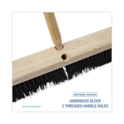 Boardwalk Floor Brush Head, 3" Black Medium Weight Polypropylene Bristles, 18" Brush -Professional cleaning tool store 3703b29bda5bd4bbf49d7993e8ac63a7c4