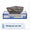 Stout By Envision Total Recycled Content Plastic Trash Bags, 33 Gal, 1.5 Mil, 33" X 40", Brown/Black, 100/Carton