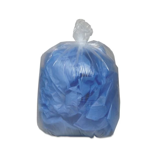 Earthsense Commercial Linear Low Density Clear Recycled Can Liners, 33 Gal, 1.25 Mil, 33" X 39", Clear, 10 Bags/Roll, 10 Rolls/Carton 1 Earthsense Commercial Linear Low Density Clear Recycled Can Liners, 33 Gal, 1.25 Mil, 33" X 39", Clear, 10 Bags/Roll, 10 Rolls/Carton