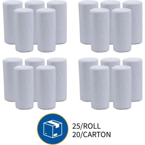 Genuine Joe 33 Gallon Trash Bags, Clear, High-Density, 11 Micron Thickness, 500/Carton 2 Genuine Joe 33 Gallon Trash Bags, Clear, High-Density, 11 Micron Thickness, 500/Carton - Image 2