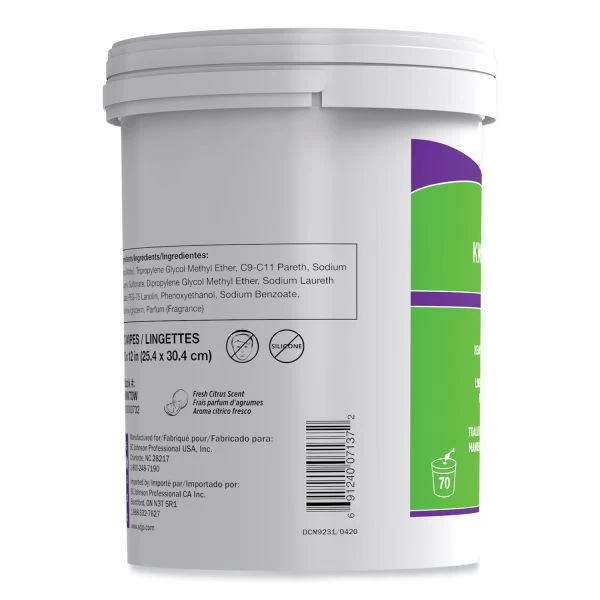 SC Johnson Professional Kresto KWIK-WIPES, Cloth, 1-Ply, 7.9 X 5.7, Citrus, White, 70/Pack, 6 Packs/Carton 2 SC Johnson Professional Kresto KWIK-WIPES, Cloth, 1-Ply, 7.9 X 5.7, Citrus, White, 70/Pack, 6 Packs/Carton - Image 2