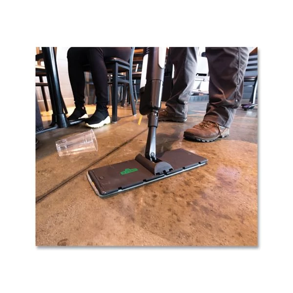 Unger OmniClean Microfiber Pads, 16", Gray, 5/Pack 2 Unger OmniClean Microfiber Pads, 16", Gray, 5/Pack - Image 2