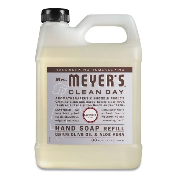 Mrs. Meyer's Clean Day Liquid Hand Soap, Lavender, 33 Oz, 6/Carton 1 Mrs. Meyer's Clean Day Liquid Hand Soap, Lavender, 33 Oz, 6/Carton