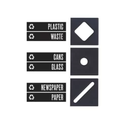 Safco Public Square Recycling Container Lid, Square Opening, 15.25w X 15.25d X 2h, Black -Professional cleaning tool store 3db77afe522e087e35013e11dd2edbd4c4 1