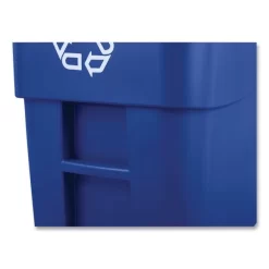Rubbermaid Commercial Square Brute Recycling Rollout Container, 50 Gal, Plastic, Blue 9 Rubbermaid Commercial Square Brute Recycling Rollout Container, 50 Gal, Plastic, Blue -Professional cleaning tool store 3ea3cfe79fa23e3b6d62583aefcd2bd963
