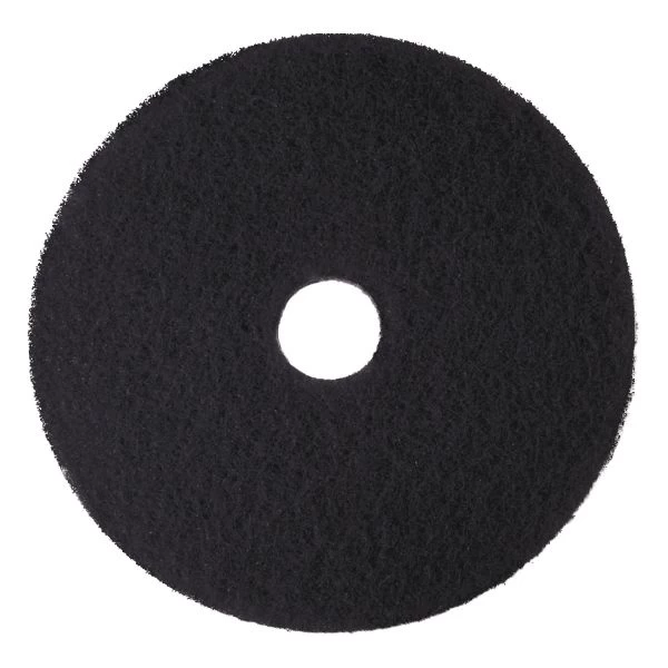 3M Low-Speed High Productivity Floor Pads 7300, 18" Diameter, Black, 5/Carton 1 3M Low-Speed High Productivity Floor Pads 7300, 18" Diameter, Black, 5/Carton