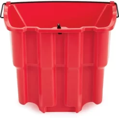 Rubbermaid Commercial WaveBrake 2.0 Dirty Water Bucket, 18 Qt, Plastic, Red -Professional cleaning tool store 4314ffaa9aca68987cf93585ada0f027cd