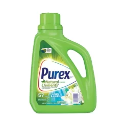 Purex Ultra Natural Elements HE Liquid Detergent, Linen And Lilies, 75 Oz Bottle,6/Carton