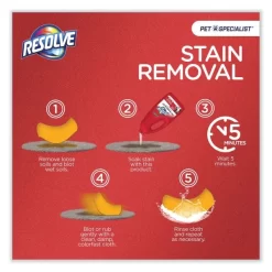 RESOLVE Pet Specialist Stain And Odor Remover, Citrus, 60 Oz Refill Pour Bottle, 4/Carton 10 RESOLVE Pet Specialist Stain And Odor Remover, Citrus, 60 Oz Refill Pour Bottle, 4/Carton -Professional cleaning tool store 47c6add196ad14f7e1af4e7f6524a907c3