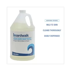 Boardwalk Foaming Hand Soap, Herbal Mint Scent, 1 Gal Bottle -Professional cleaning tool store 494da98616562f29760ddda85707a3257d