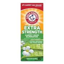 Arm & Hammer Deodorizing Carpet Cleaning Powder, Fresh, 30 Oz, 6 Boxes/ Carton