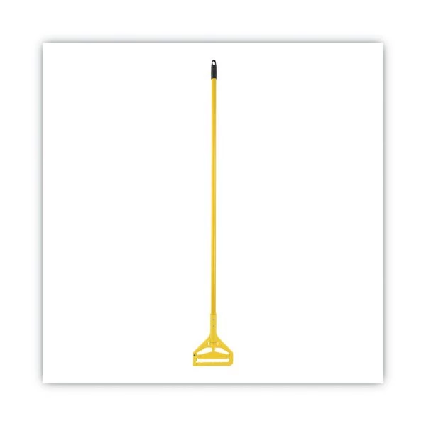 Boardwalk Quick Change Side-Latch Plastic Mop Head Handle, 60" Aluminum Handle, Yellow 1 Boardwalk Quick Change Side-Latch Plastic Mop Head Handle, 60" Aluminum Handle, Yellow