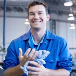 Scott Shop Towels, Standard Roll, 1-Ply, 9.4 X 11, Blue, 55/Roll, 30 Rolls/Carton -Professional cleaning tool store 4c2d32033ff6ad9db53a19a87f953d82e4