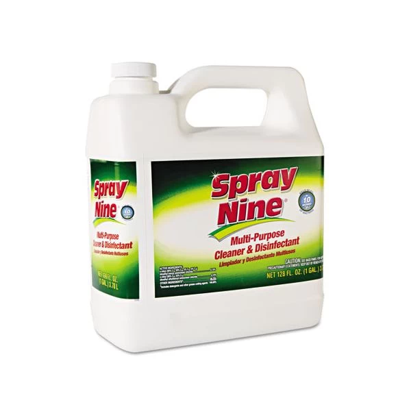 Spray Nine Heavy Duty Cleaner/Degreaser/Disinfectant, Citrus Scent, 1 Gal Bottle 1 Spray Nine Heavy Duty Cleaner/Degreaser/Disinfectant, Citrus Scent, 1 Gal Bottle