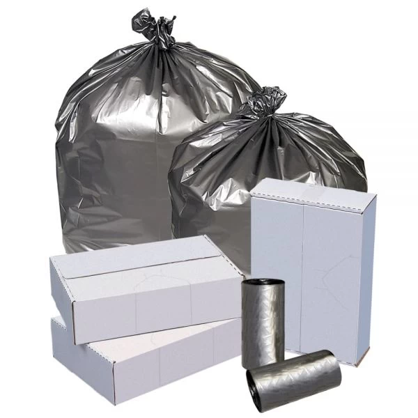 Highmark Linear Low Density Can Liners, 1.7-mil, 60 Gallons, 38" X 58", Silver, Box Of 50 1 Highmark Linear Low Density Can Liners, 1.7-mil, 60 Gallons, 38" X 58", Silver, Box Of 50