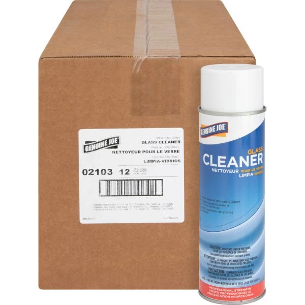 Genuine Joe Glass Cleaner Aerosol 1 Genuine Joe Glass Cleaner Aerosol