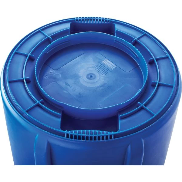 Rubbermaid Commercial Brute 32-Gallon Vented Recycling Container 3 Rubbermaid Commercial Brute 32-Gallon Vented Recycling Container - Image 3