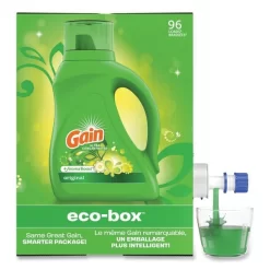 Gain Liquid Laundry Detergent, Original Scent, 105 Oz Bag-in-Box
