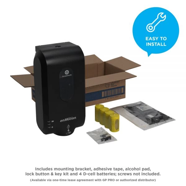 EnMotion By GP PRO Gen 2 Automated Touchless Soap & Sanitizer Dispenser, Black 3 EnMotion By GP PRO Gen 2 Automated Touchless Soap & Sanitizer Dispenser, Black - Image 3