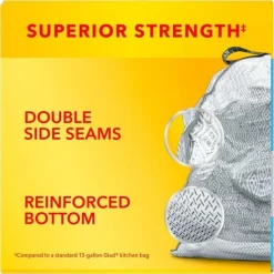 Glad ForceFlexPlus Tall Kitchen Drawstring Trash Bags 19 Glad ForceFlexPlus Tall Kitchen Drawstring Trash Bags -Professional cleaning tool store 52cde371b433cb107ca70518ac1c4bd8e7