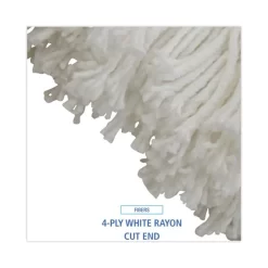 Boardwalk Cut-End Lie-Flat Wet Mop Head, Rayon, 16oz, White, 12/Carton 15 Boardwalk Cut-End Lie-Flat Wet Mop Head, Rayon, 16oz, White, 12/Carton -Professional cleaning tool store 533299a3525205dc21883a990c9b890107