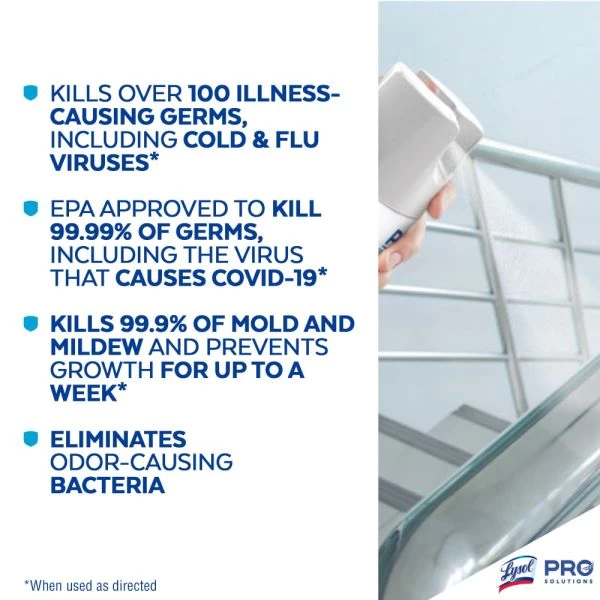 Lysol Disinfectant Spray, Crisp Linen Scent, 12.5 Oz Bottle, Case Of 12 7 Lysol Disinfectant Spray, Crisp Linen Scent, 12.5 Oz Bottle, Case Of 12 - Image 7