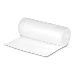 Earthsense Commercial Linear-Low-Density Recycled Tall Kitchen Bags, 13 Gal, 0.85 Mil, 24" X 33", White, 15 Bags/Roll, 10 Rolls/Box -Professional cleaning tool store 54ca3f8632ebffaac51dabc171a91221e2