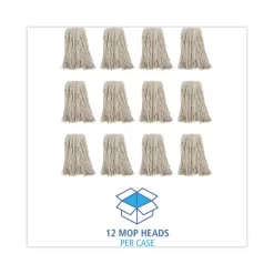 Boardwalk Premium Cut-End Wet Mop Heads, Cotton, 16oz, White, 12/Carton 12 Boardwalk Premium Cut-End Wet Mop Heads, Cotton, 16oz, White, 12/Carton -Professional cleaning tool store 55b91415447c0ad2b397a1e52bab9c57c5