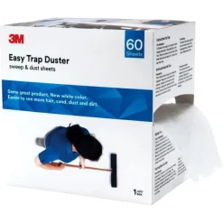3M Easy Trap Duster, 8" X 30ft, White, 60 Sheets/Box, 8 Boxes/Carton