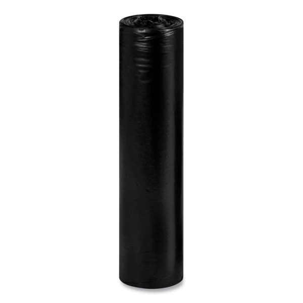 Boardwalk Recycled Low-Density Polyethylene Can Liners For Slim Jim Containers, 23 Gal, 1mil, 28 X 45, Black, 15 Bags/Roll, 10 Rolls/CT 2 Boardwalk Recycled Low-Density Polyethylene Can Liners For Slim Jim Containers, 23 Gal, 1mil, 28 X 45, Black, 15 Bags/Roll, 10 Rolls/CT - Image 2