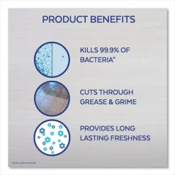 LYSOL Brand Clean And Fresh Multi-Surface Cleaner, Sparkling Lemon And Sunflower Essence, 144 Oz Bottle, 4/Carton -Professional cleaning tool store 56f070994b9f0b2616d8b84ff0f6b36ae4