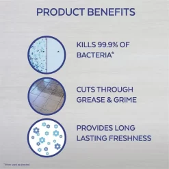 LYSOL Brand Clean And Fresh Multi-Surface Cleaner, Sparkling Lemon And Sunflower Essence, 144 Oz Bottle, 4/Carton -Professional cleaning tool store 596bbbe7da8842402cd0c705d06b86db02