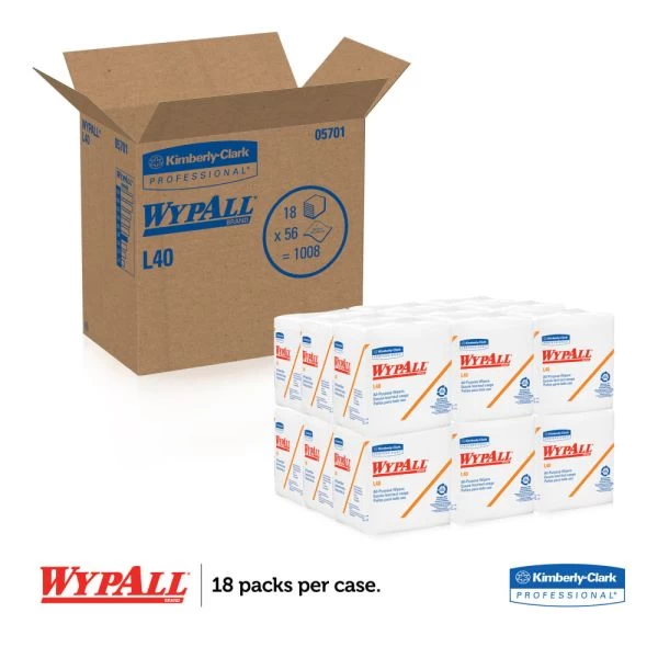 Wypall Power Clean L40 Extra Absorbent Towels 7 Wypall Power Clean L40 Extra Absorbent Towels - Image 7