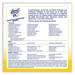 LYSOL Brand I.C. Quaternary Disinfectant Cleaner, 1gal Bottle, 4/Carton -Professional cleaning tool store 5c5b68364cab82baee8ce943723cee6098
