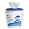 WypAll Critical Clean Wipers For Bleach, Disinfectants, Sanitizers WetTask Customizable Wet Wiping System,90/Roll, 6 Rolls/Bucket/CT