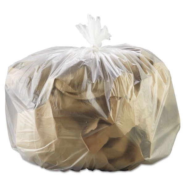 GEN High Density Can Liners, 33 Gal, 13 Microns, 33" X 39", Natural, 25 Bags/Roll, 10 Rolls/Carton 1 GEN High Density Can Liners, 33 Gal, 13 Microns, 33" X 39", Natural, 25 Bags/Roll, 10 Rolls/Carton