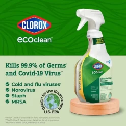 Clorox CloroxPro EcoClean Disinfecting Cleaner Spray Bottles, 32 Oz, Pack Of 9 Bottles -Professional cleaning tool store 5f2ad59dab2a813a33d8b32f81833b6cbc