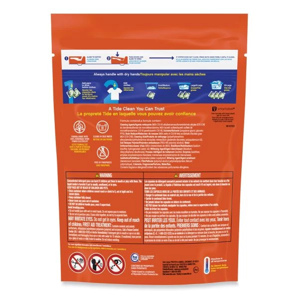 Tide PODS, With Downy, April Fresh Scent, 25 Pods/Pack, 3 Packs/Carton 2 Tide PODS, With Downy, April Fresh Scent, 25 Pods/Pack, 3 Packs/Carton - Image 2