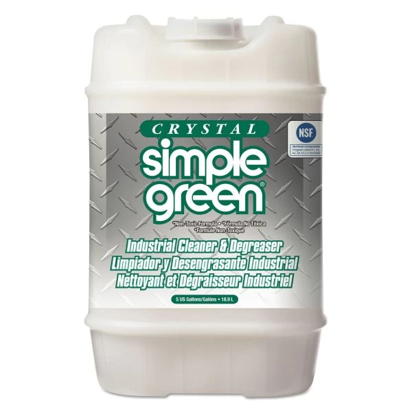 Simple Green Crystal Industrial Cleaner/Degreaser, 5 Gal Pail 1 Simple Green Crystal Industrial Cleaner/Degreaser, 5 Gal Pail