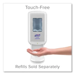PURELL CS6 Hand Sanitizer Dispenser, 1,200 ML, 5.79 X 3.93 X 15.64, White -Professional cleaning tool store 62bbc7c7448d63778fc50fbc1a1ed6f49b