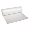 Boardwalk Recycled Low-Density Polyethylene Can Liners, 45 Gal, 1.4 Mil, 40" X 46", Clear, 10 Bags/Roll, 10 Rolls/Carton