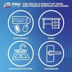 LYSOL Brand Disinfecting Wipes, 1-Ply, 7 X 7.25, Crisp Linen, White, 80 Wipes/Canister, 6 Canisters/Carton -Professional cleaning tool store 64474bacb733f35a92b0ba00df73a243e5