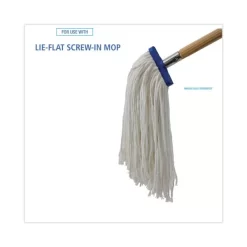 Boardwalk Mop Head, Lie-Flat Head, Rayon Fiber, 24oz, White, 12/Carton 13 Boardwalk Mop Head, Lie-Flat Head, Rayon Fiber, 24oz, White, 12/Carton -Professional cleaning tool store 64976ebec2ffd8df09de06fa3f531f59cc