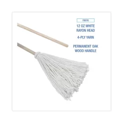 Boardwalk Handle/Deck Mops, 12 Oz White Rayon Head, 48" Oak Wood Handle, 6/Pack 7 Boardwalk Handle/Deck Mops, 12 Oz White Rayon Head, 48" Oak Wood Handle, 6/Pack -Professional cleaning tool store 650e39e4a3c0d608ab843642dae74d1dc9