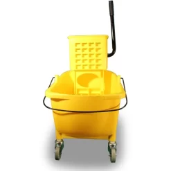 Genuine Joe 35-quart Side Press Mop Bucket & Wringer Combo -Professional cleaning tool store 651ee0d5f0fe67827439238acbc3419288