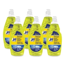 Joy Dishwashing Liquid, Lemon Scent, 38 Oz Bottle, 8/Carton