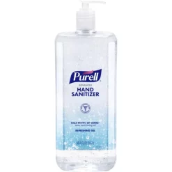 PURELL Advanced Hand Sanitizer Refreshing Gel, Clean Scent, 1.5 Liter Pump Bottle